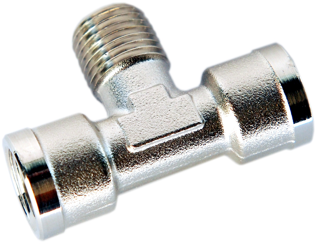 Vītņots misiņa savienojums: T fitting FMF M5 (207)