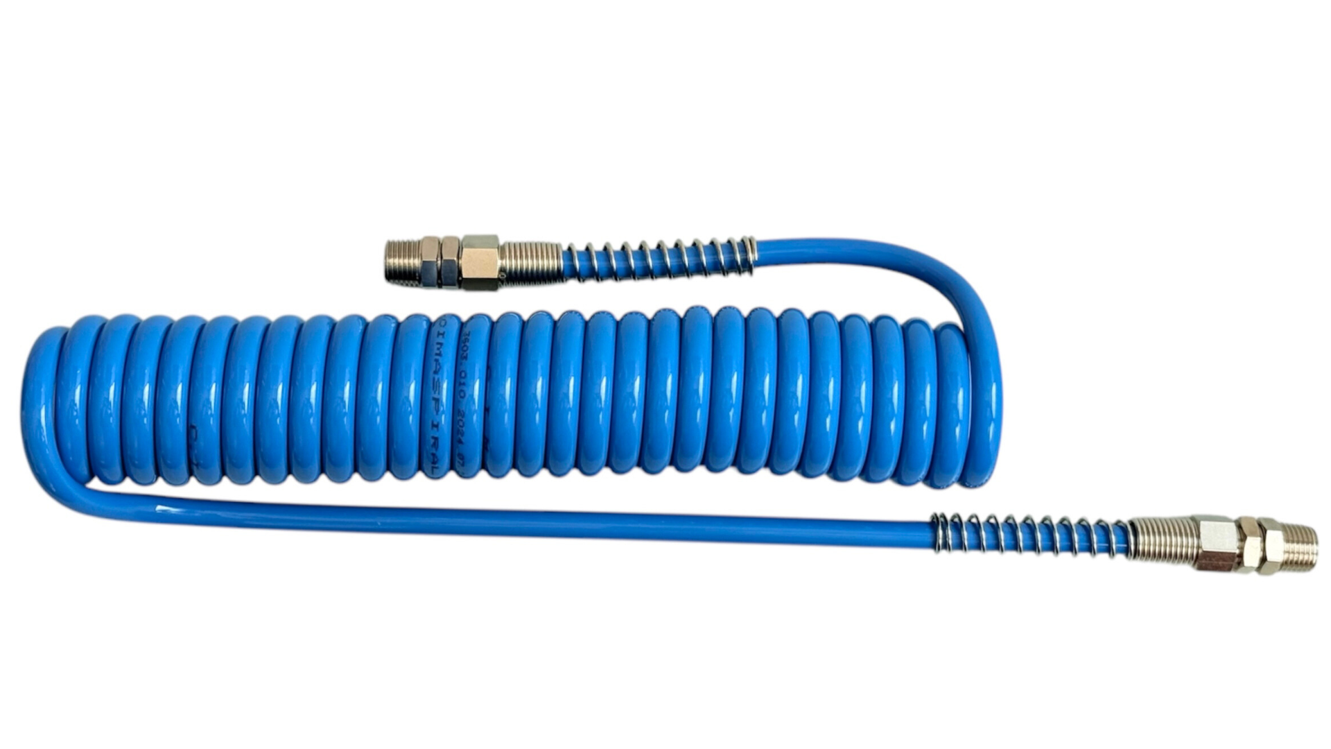 Spirālšļūtene: Spiral hose by coil outside diameter