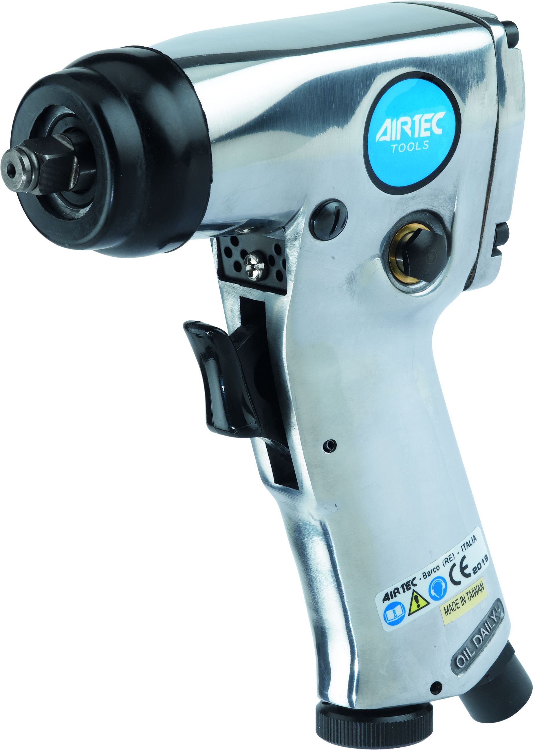 490/P - 3/8" light and ergonomic impact wrench, equipped with progressive regulator