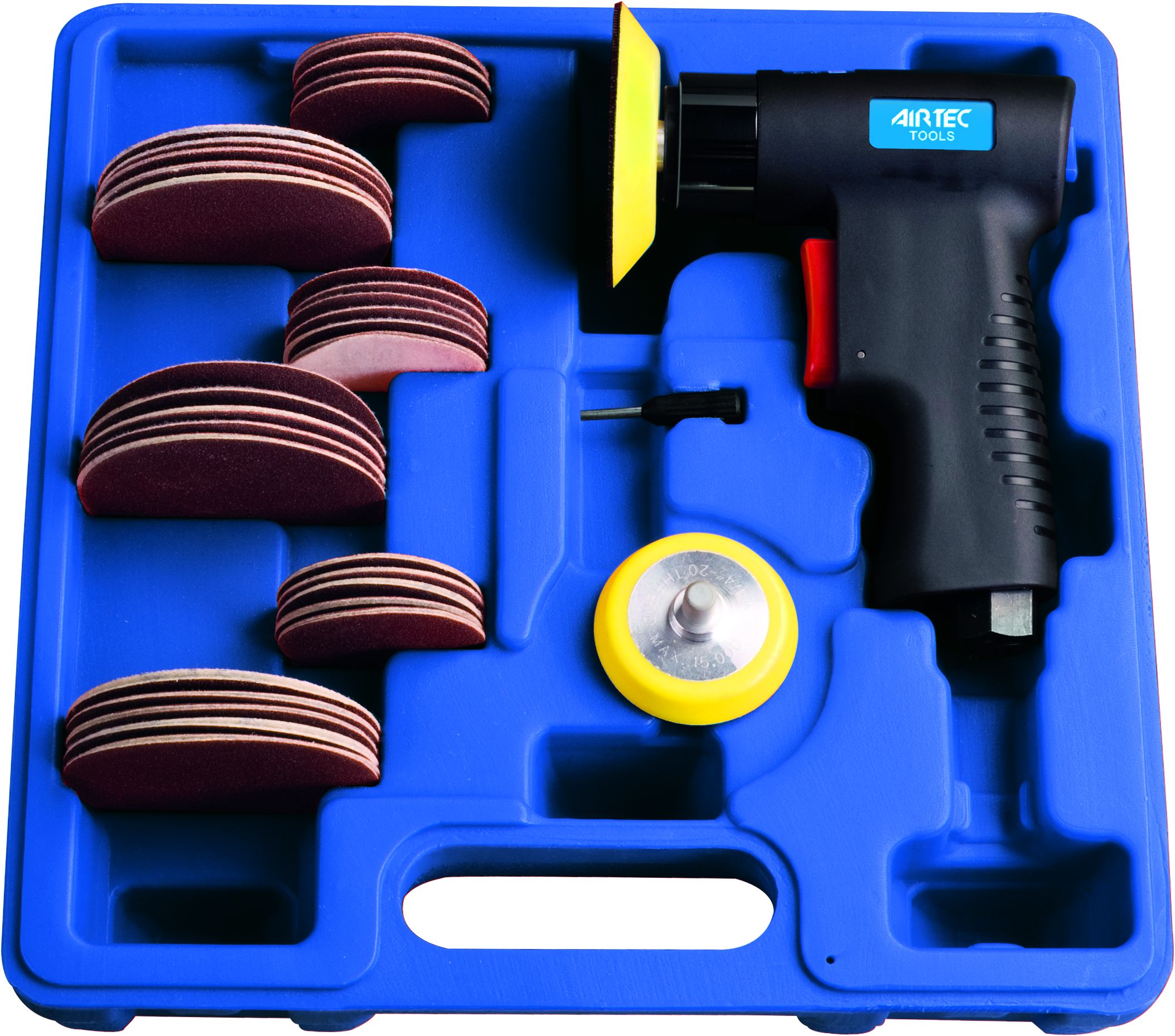 237/K - 2 & 3” mini orbital sander kit with composite body