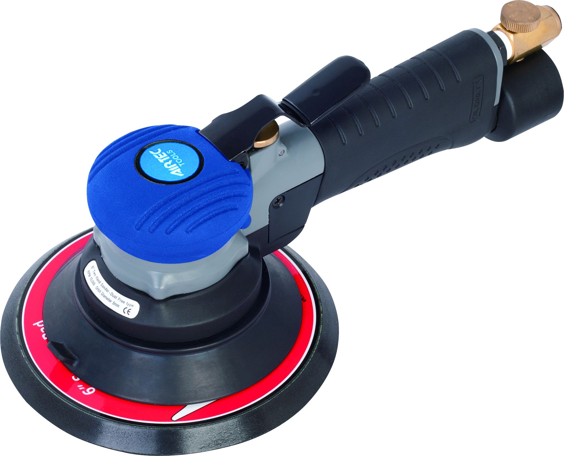 533 L - Dust free random orbital palm sander, one or two hand operation