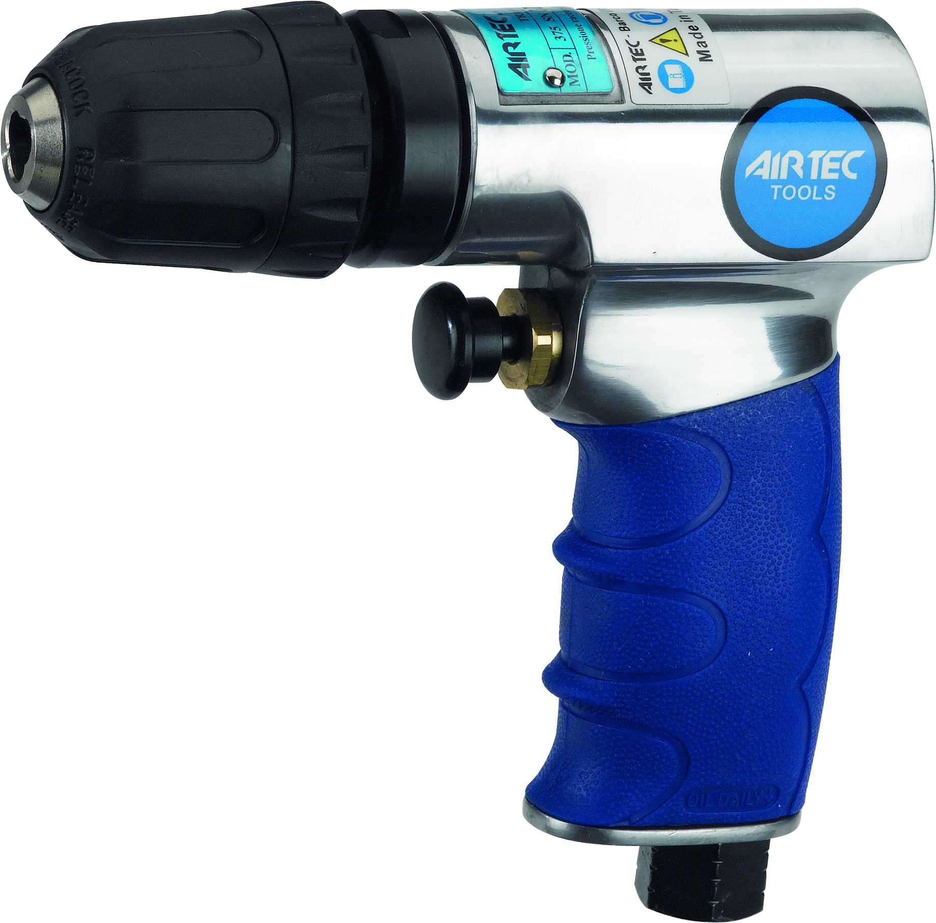 375 - Compact drill with 6,3 mm self tightening composite chuck